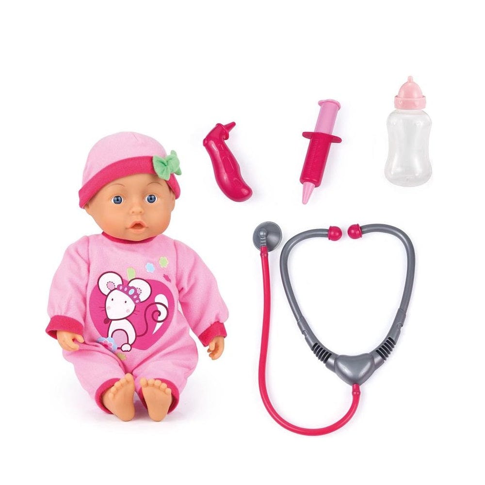Bayer Toys Bayer 33cm Doctor Set Doll with 24 Baby Sounds