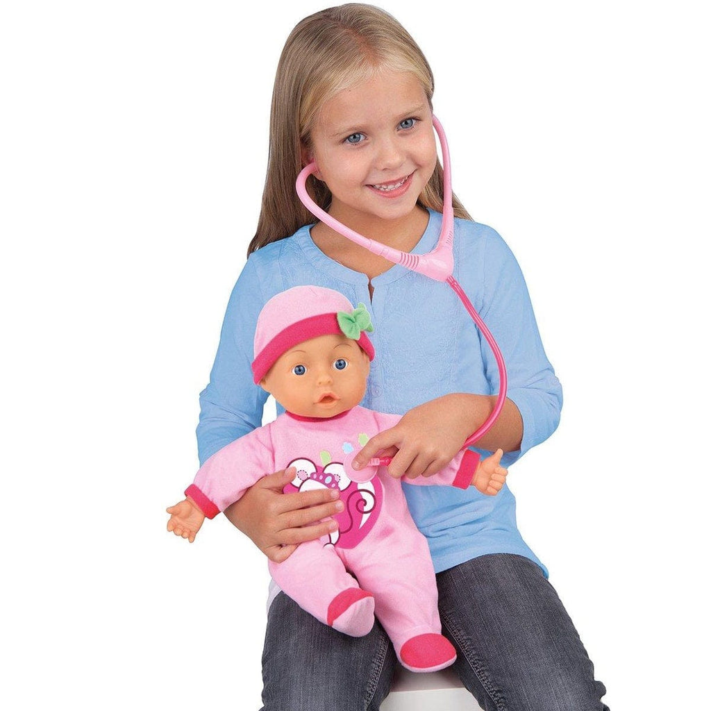 Bayer Toys Bayer 33cm Doctor Set Doll with 24 Baby Sounds