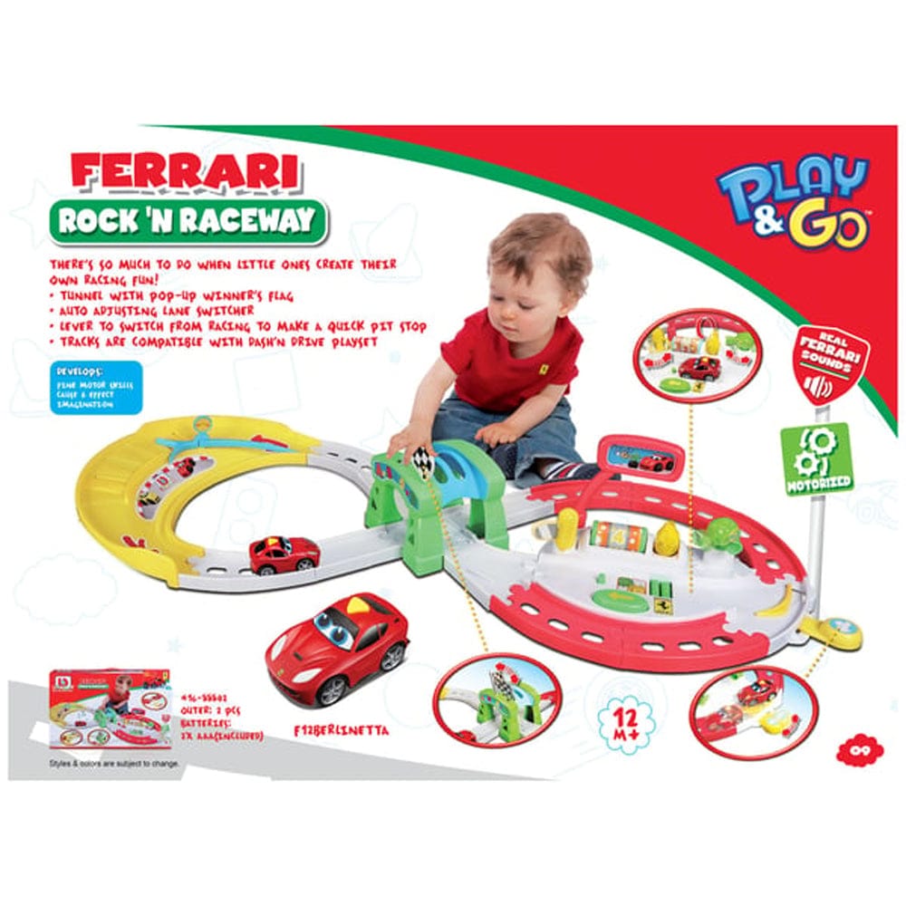 BB Junior Cars Ferrari Rock 'N Raceway w/ Motorized F12berlinetta