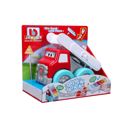 BB Junior Cars Fire Truck With Piano