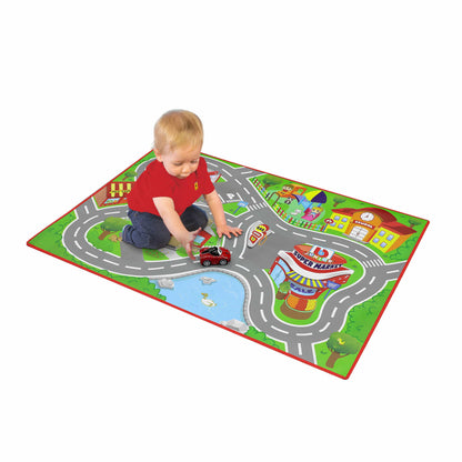 BB Junior Cars Junior City Playmat W/1pcs La Ferrari