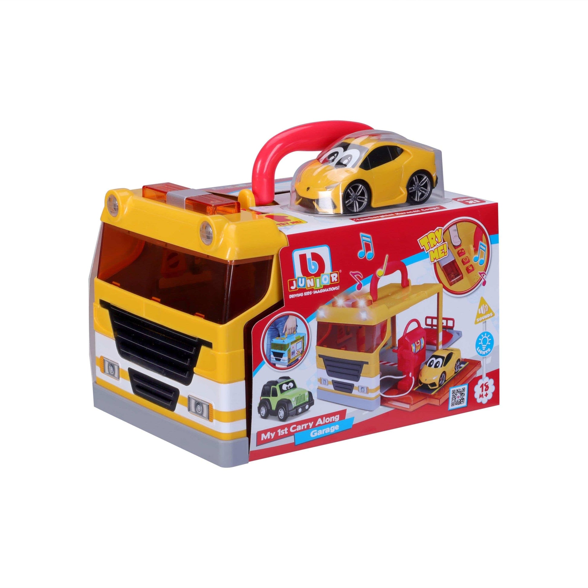BB Junior Cars My 1st Carry Along Garage (Yellow)