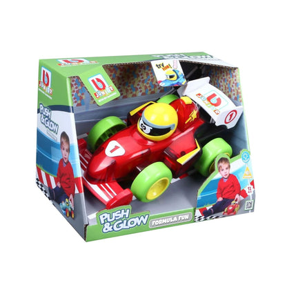 BB Junior Cars Push & Glow Formula Fun