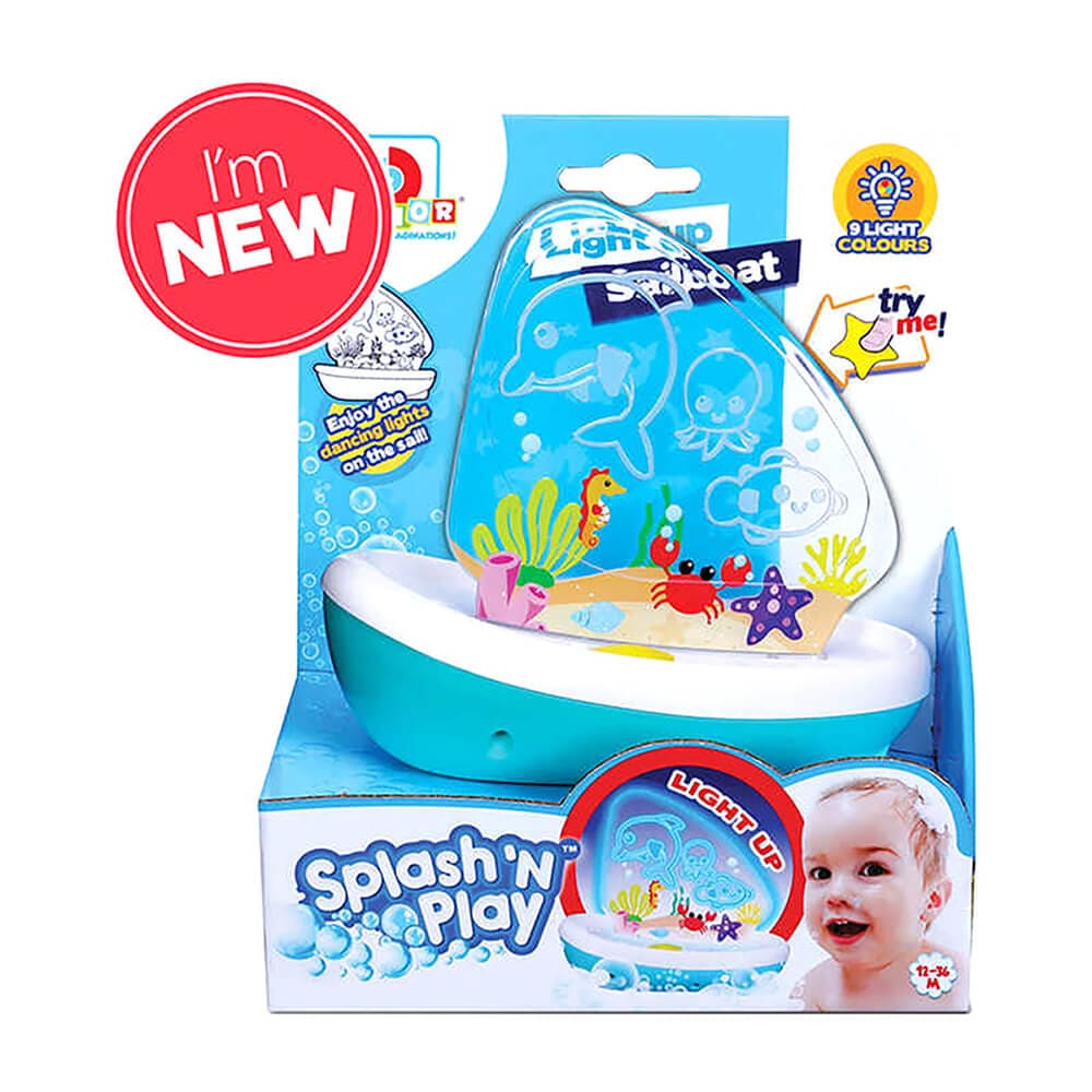 BB Junior Cars Splash 'N Play Light Up Sailboat