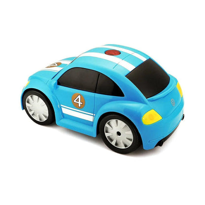 BB Junior Cars Volkswagen Easy Play RC New Beetle : Blue "Racing Deco"