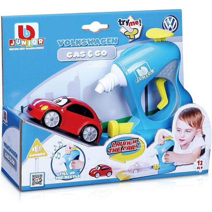 BB Junior Cars Volkswagen - Gas & Go - w/ 1pc New Beetle