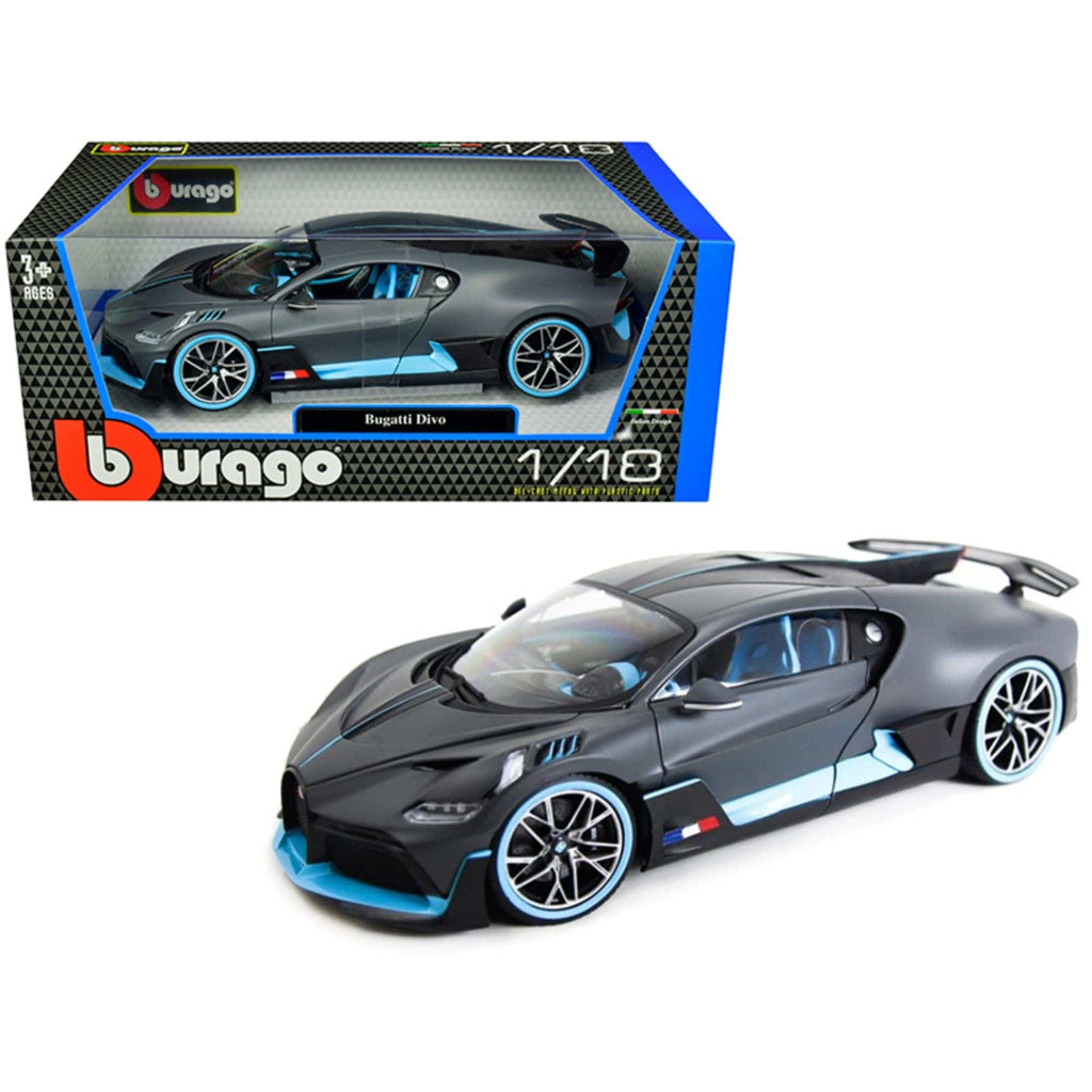 Bburago Car Toys 1/18(CollA)-Bugatti Divo (Grey)