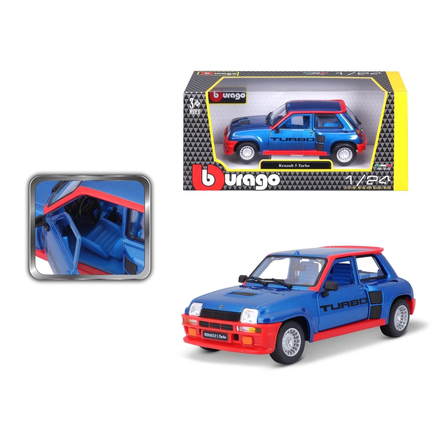 Bburago Car Toys 1:24 Collezione (A) w/o stand - Renault 5 Turbo