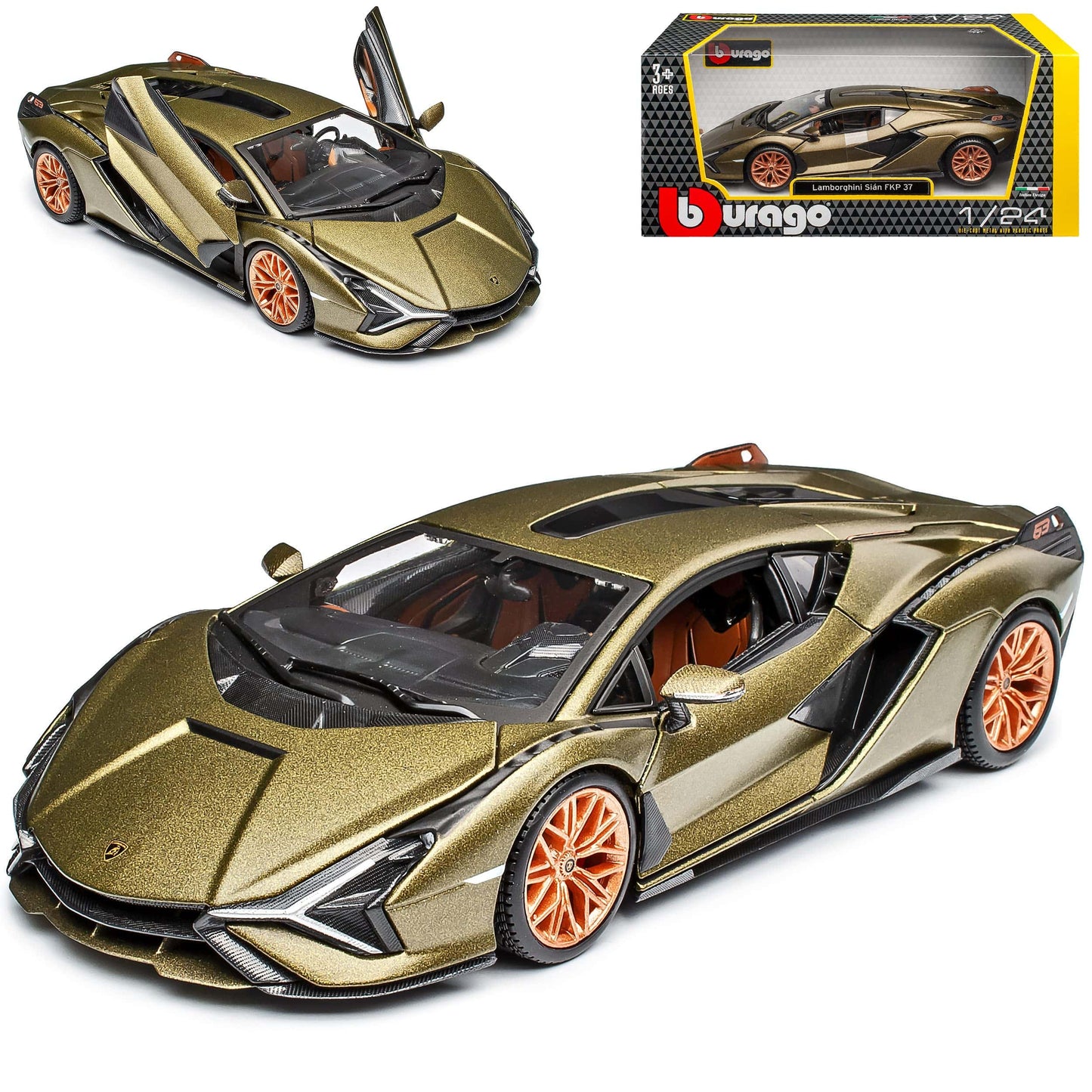 Bburago Car Toys Copy of 1/18-LamborghiniSiánFKP37