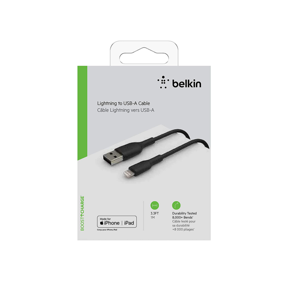 Belkin Pvc A-Ltg Cable 1M, Black