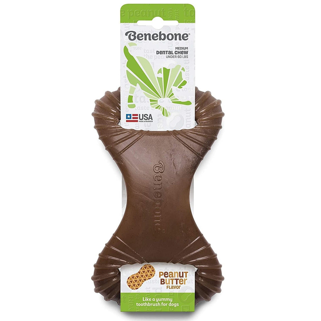 Benebone Pet Supplies Benebone Dental Chew Peanut - Medium