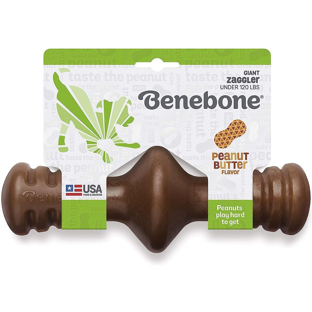 Benebone Pet Supplies Benebone Zaggler Peanut - Giant