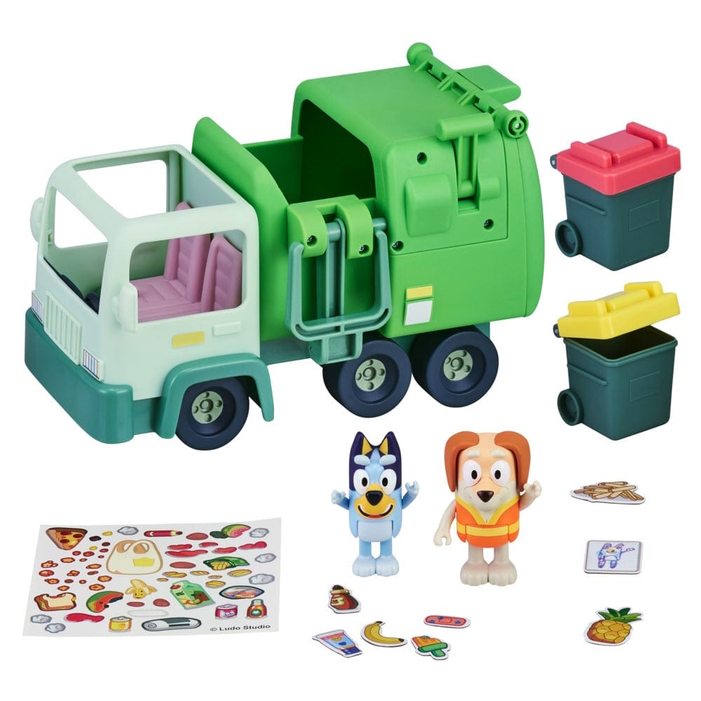 Bluey Toys Bluey Garbage Truck Playset