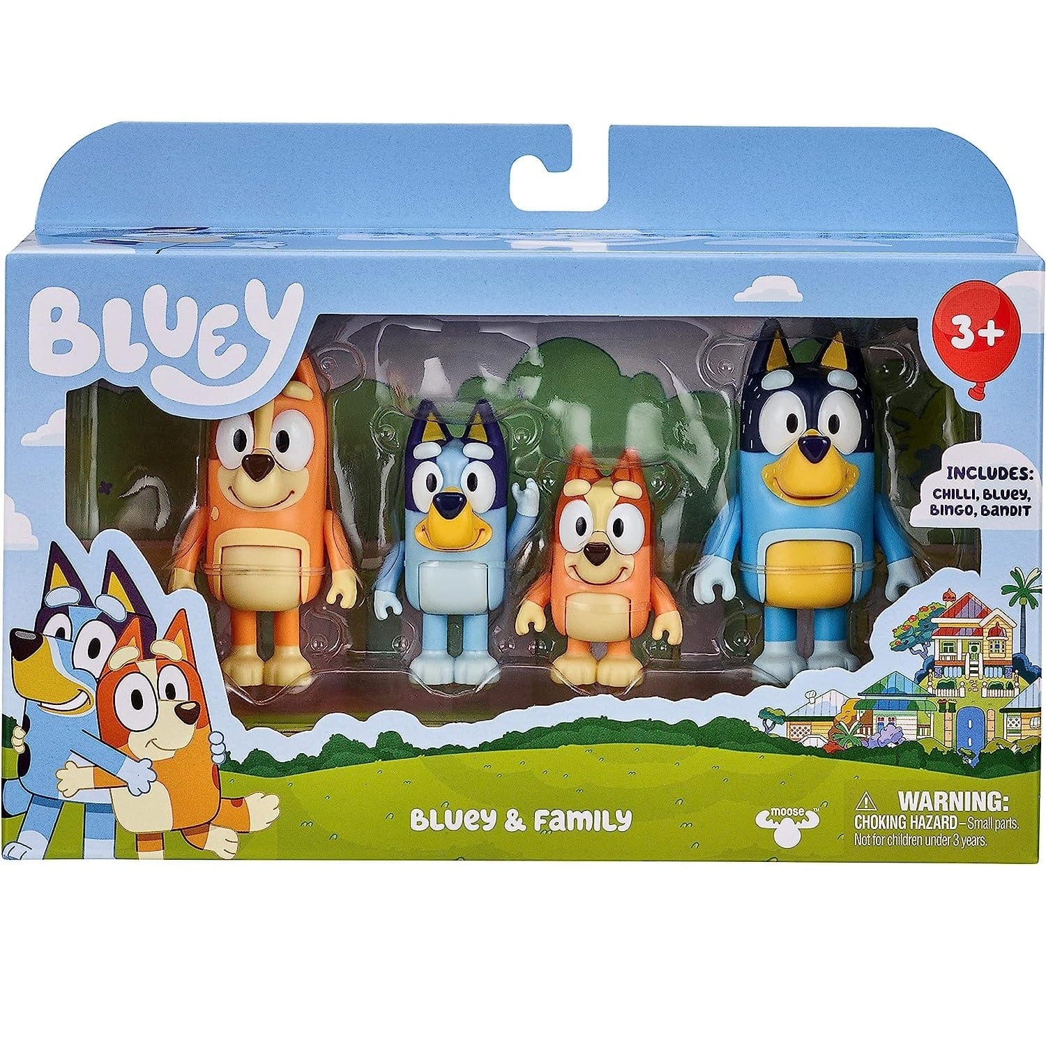 Bluey Toys Bluey S3 Figure 4pk