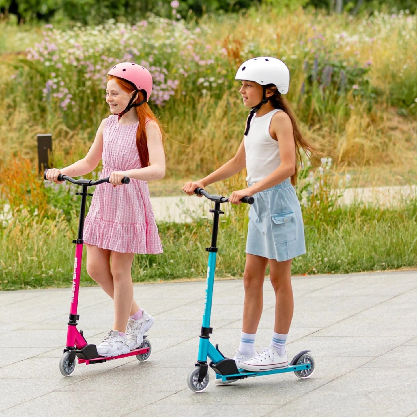 BoldCube Outdoor BoldCube 2 Wheel Scooter Deluxe - Fuchsia