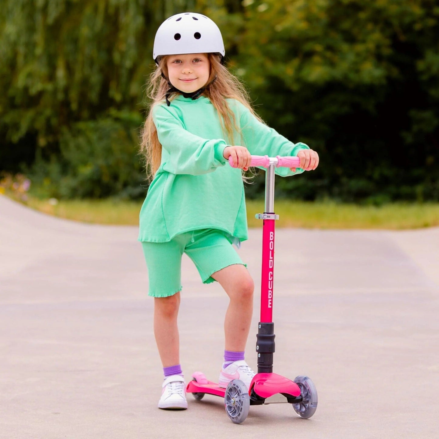 BoldCube Outdoor BoldCube 3 Wheel Scooter Folding Teeny - Mermaid