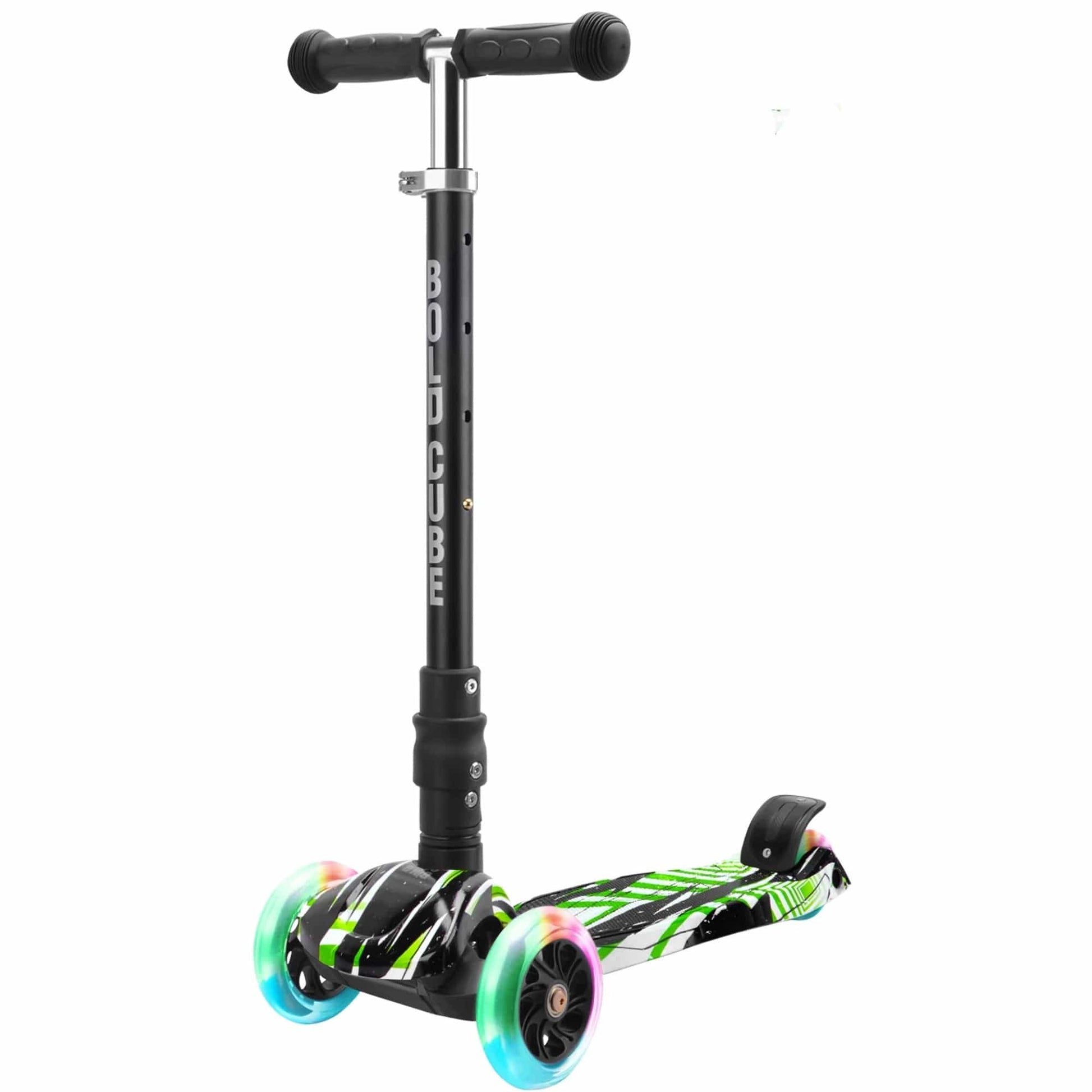 BoldCube Toys BoldCube 3 Wheel Scooter Big Fold - Swift Green