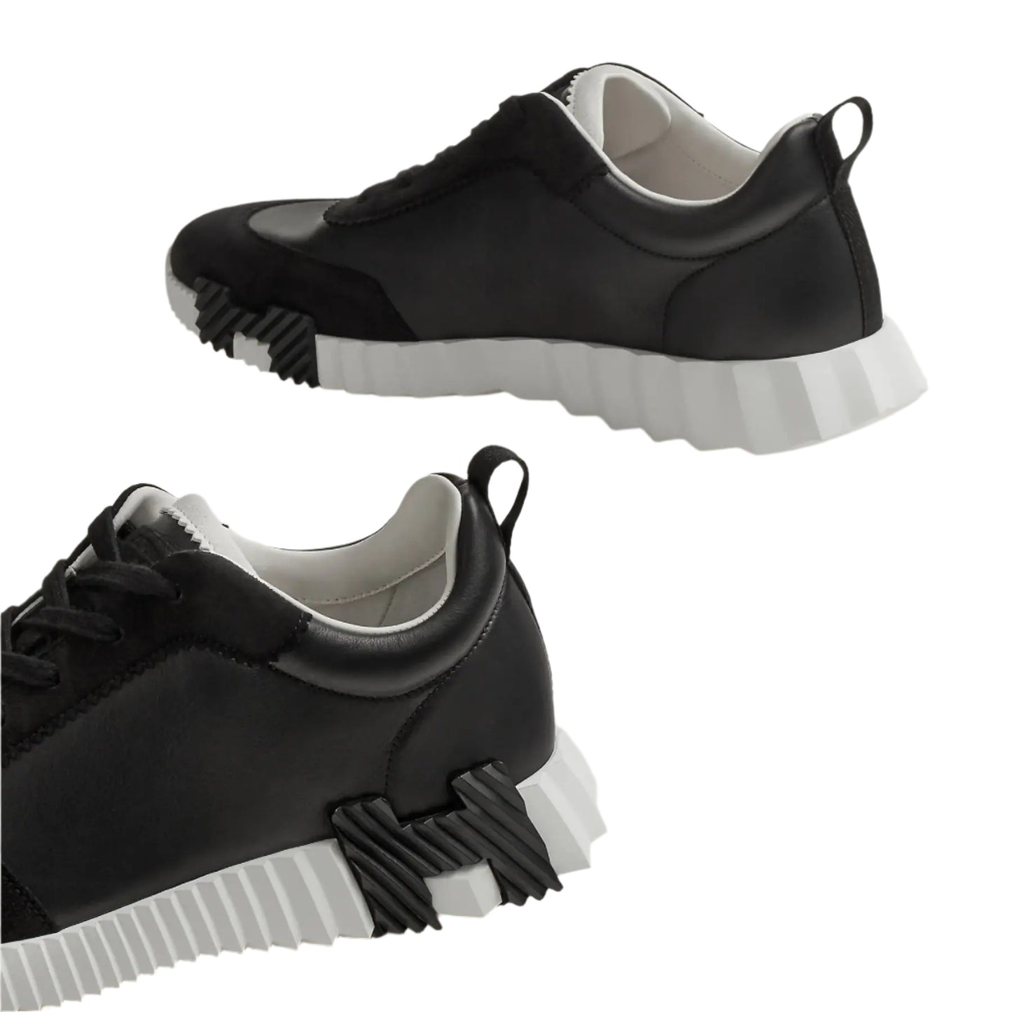 Hermes Bouncing Sneaker "Black White"