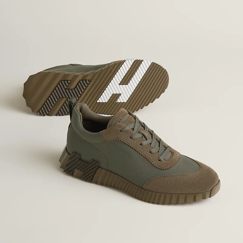 Hermes Bouncing Sneaker "Vert Toundra/Green" - 42.5 EU