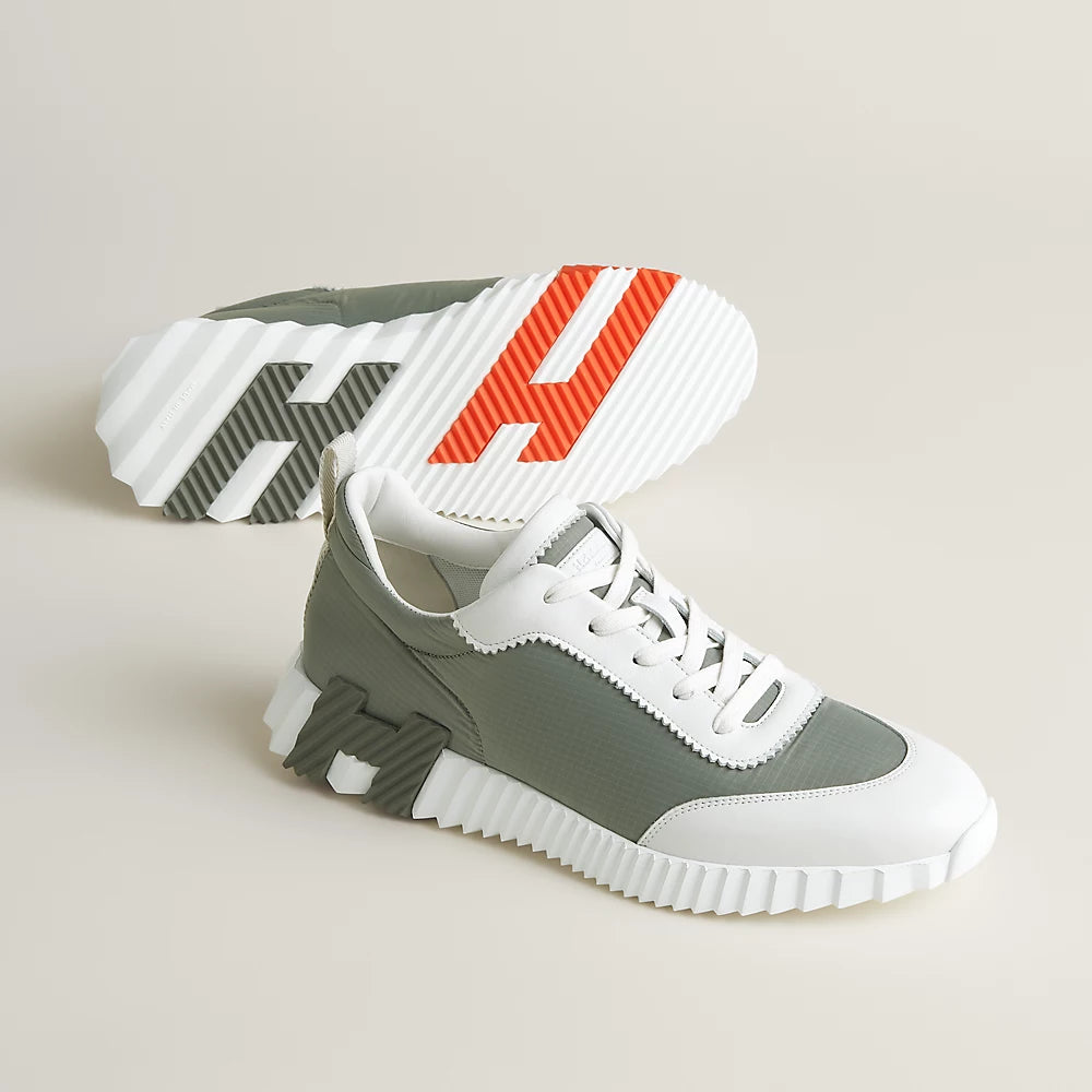 Hermes Bouncing Sneaker Ripstop "Etoupe Blanc"