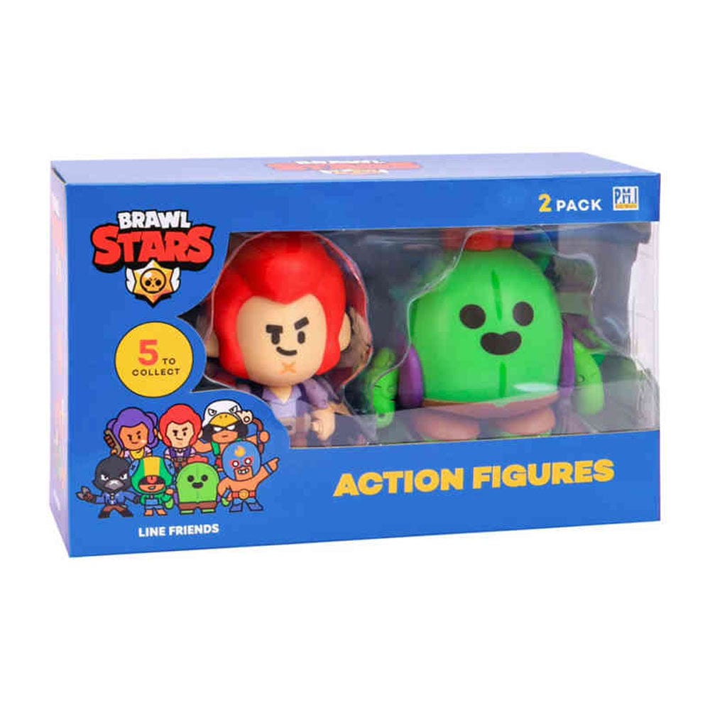 BRAWL STARS Action Figures Brawl Stars Action Figures 2Pk Window Box (S1)