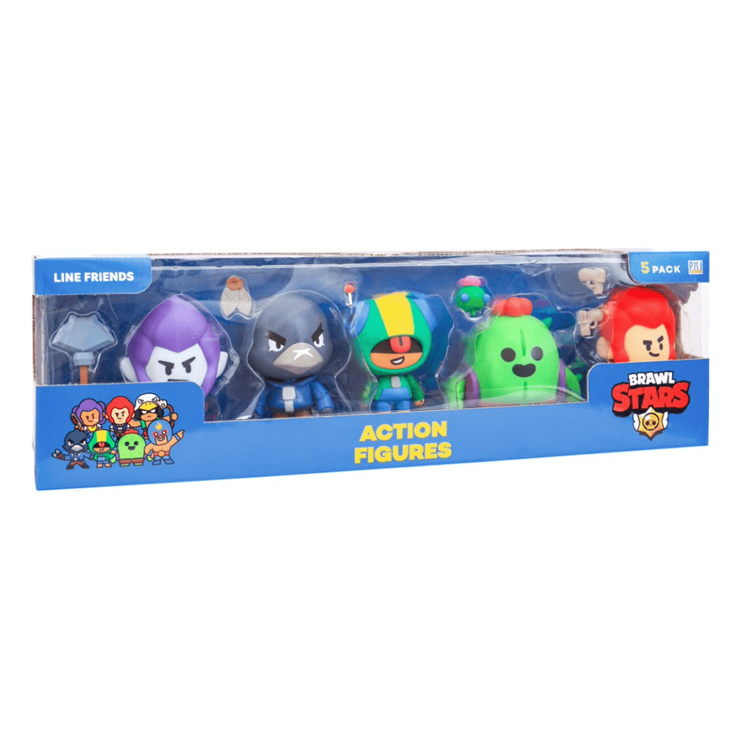 BRAWL STARS Action Figures Brawl Stars Action Figures 5Pk Window Box (S1)