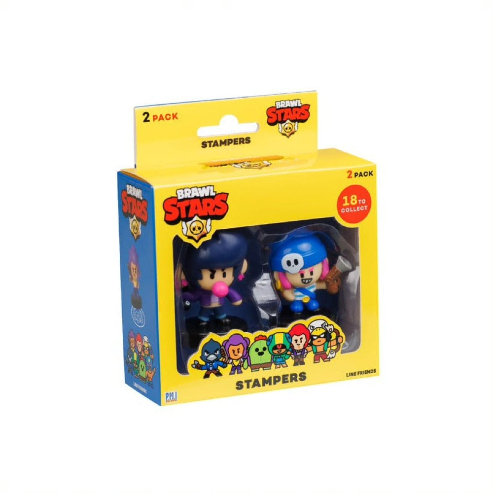 BRAWL STARS Action Figures Brawl Stars Stampers 2Pk Window Box (S1)