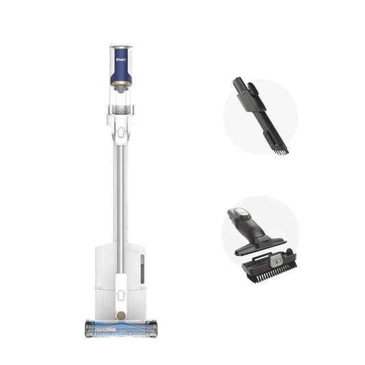 Shark Cordless Vacuum Cleaner & Auto-Empty System BU3521ME - White