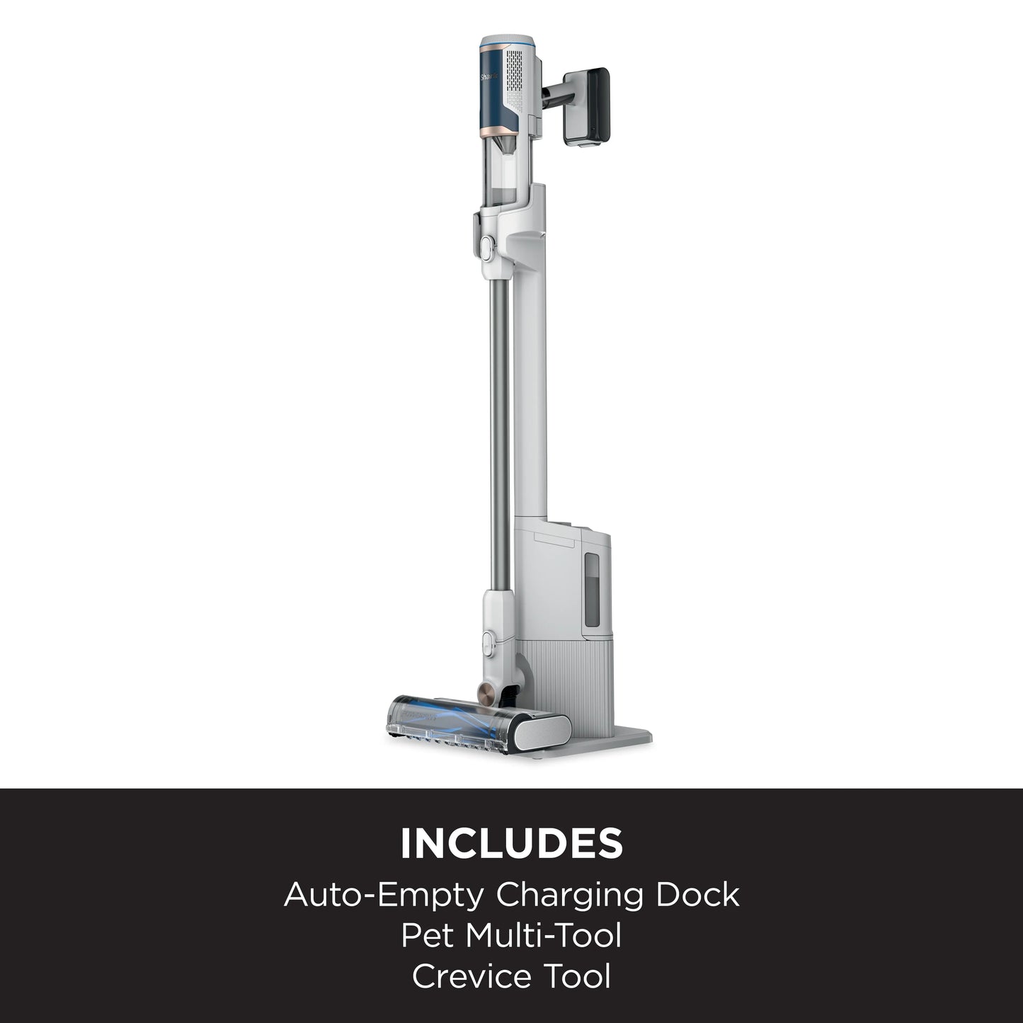 Shark Cordless Vacuum Cleaner & Auto-Empty System BU3521ME - White