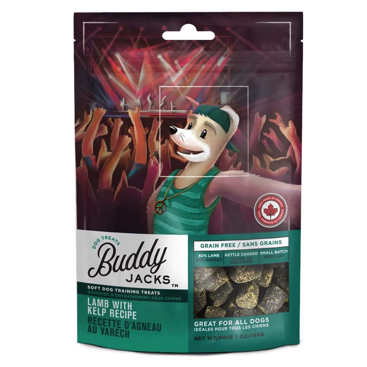 Buddy Jacks Pet Supplies Buddy Jacks Soft and Chewy Dog Treats – Lamb with Kelp 7oz / 198gm