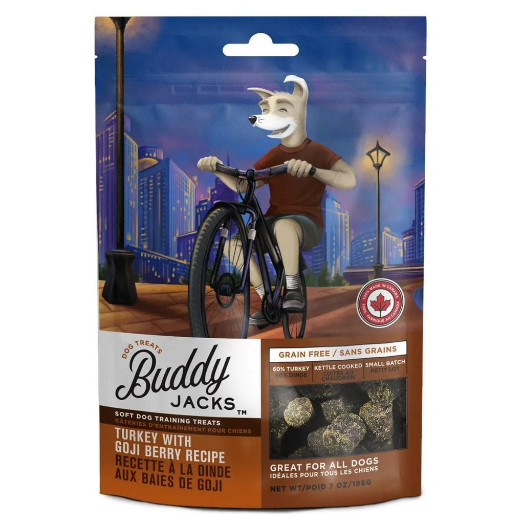 Buddy Jacks Pet Supplies Buddy Jacks Soft and Chewy Dog Treats – Turkey with Goji Berry 7oz / 198gm