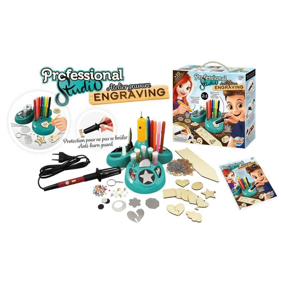 Buki Art & Craft Kits Professional Engraving Studio Workshop (EU plug)