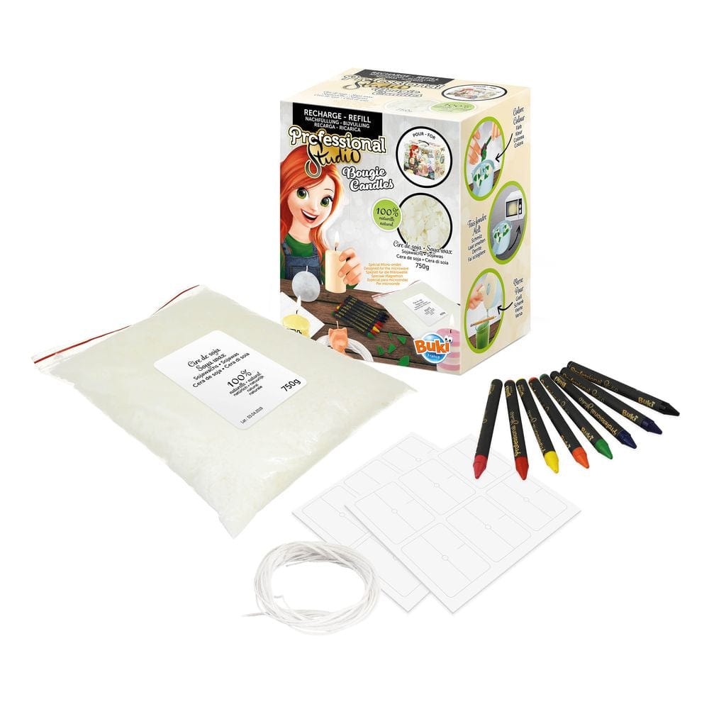 Buki Art & Craft Kits Professional Studio Candles - Refill