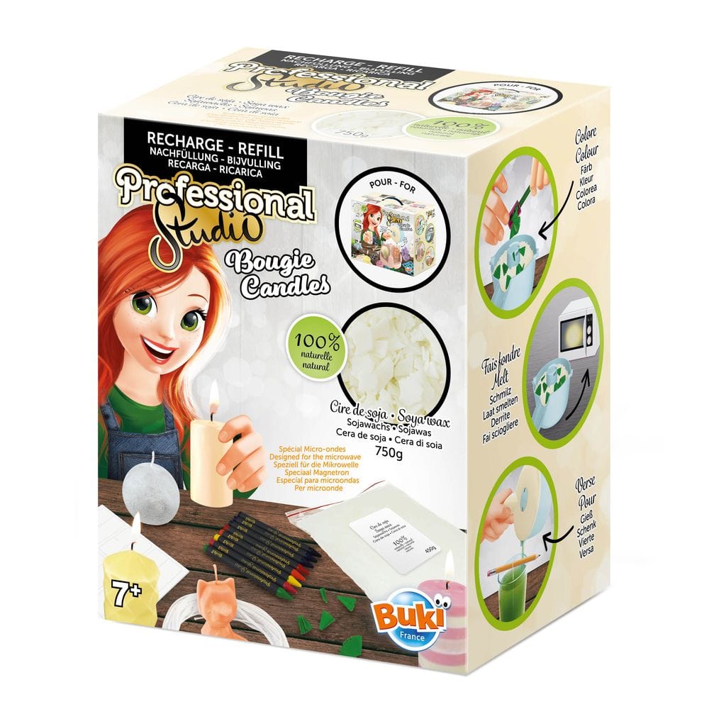 Buki Art & Craft Kits Professional Studio Candles - Refill