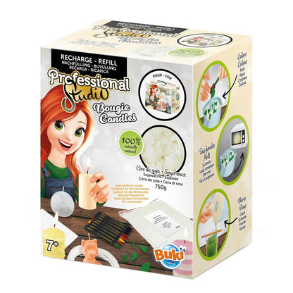 Buki Art & Craft Kits Professional Studio Candles - Refill