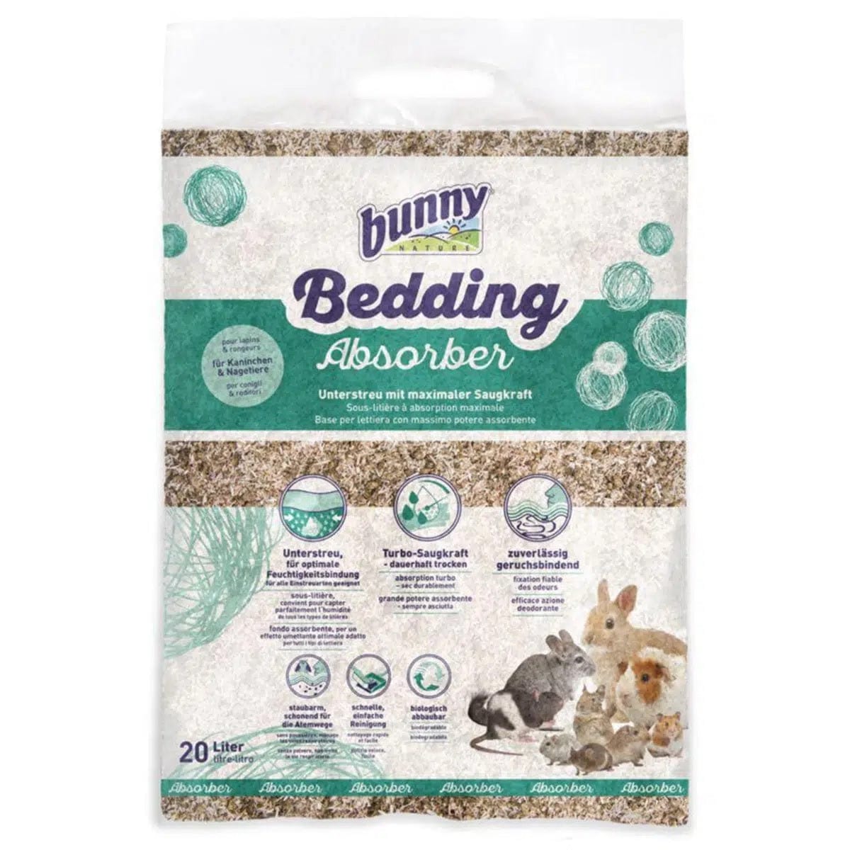 Bunny Nature Pet Supplies Bunny Nature Bunny Bedding Absorber 20 Ltr