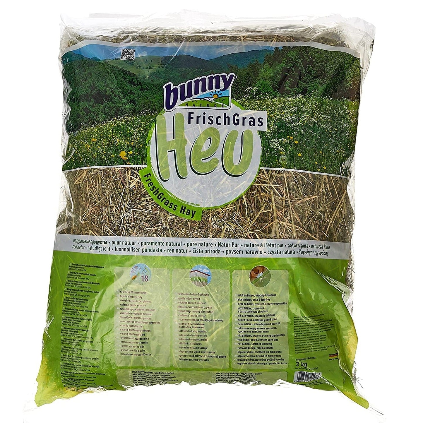 Bunny Nature Pet Supplies Bunny Nature FreshGrass Hay 3kg