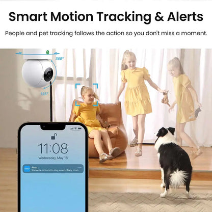 Aosu C2P IndoorCam P1 Pro 4MP Smart Indoor Security Camera (AS-CAM-C2P-INDOOR-P1PRO)