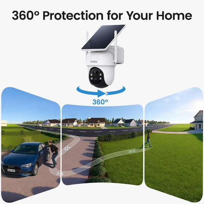 Aosu C9C SolarCam D1 Classic 3MP Smart Camera Kit - (AS-CAM-C9C2H-SOLCAM-D1)