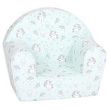 Delsit Bean Chair  Mint - Unicorns