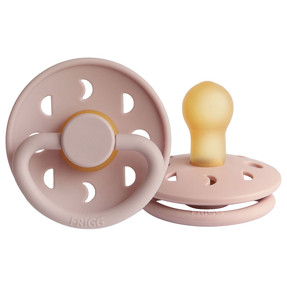 Frigg - Moon Phase Latex Pacifier 1 Pack 0-6M - Blush