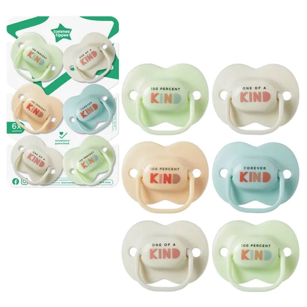 Tommee Tippee - 6X 0-6M ANYTIME STHR AL AR