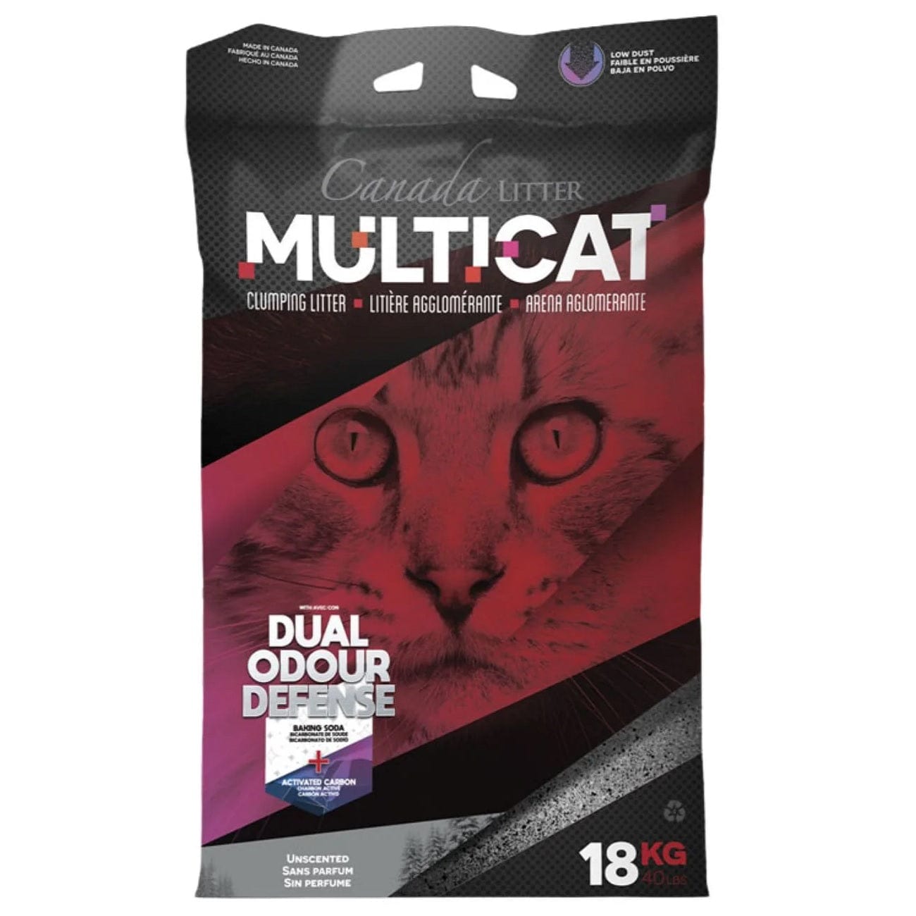 Canada Litter Pet Supplies Canada Litter Multi-Cat 18kg - Unscented