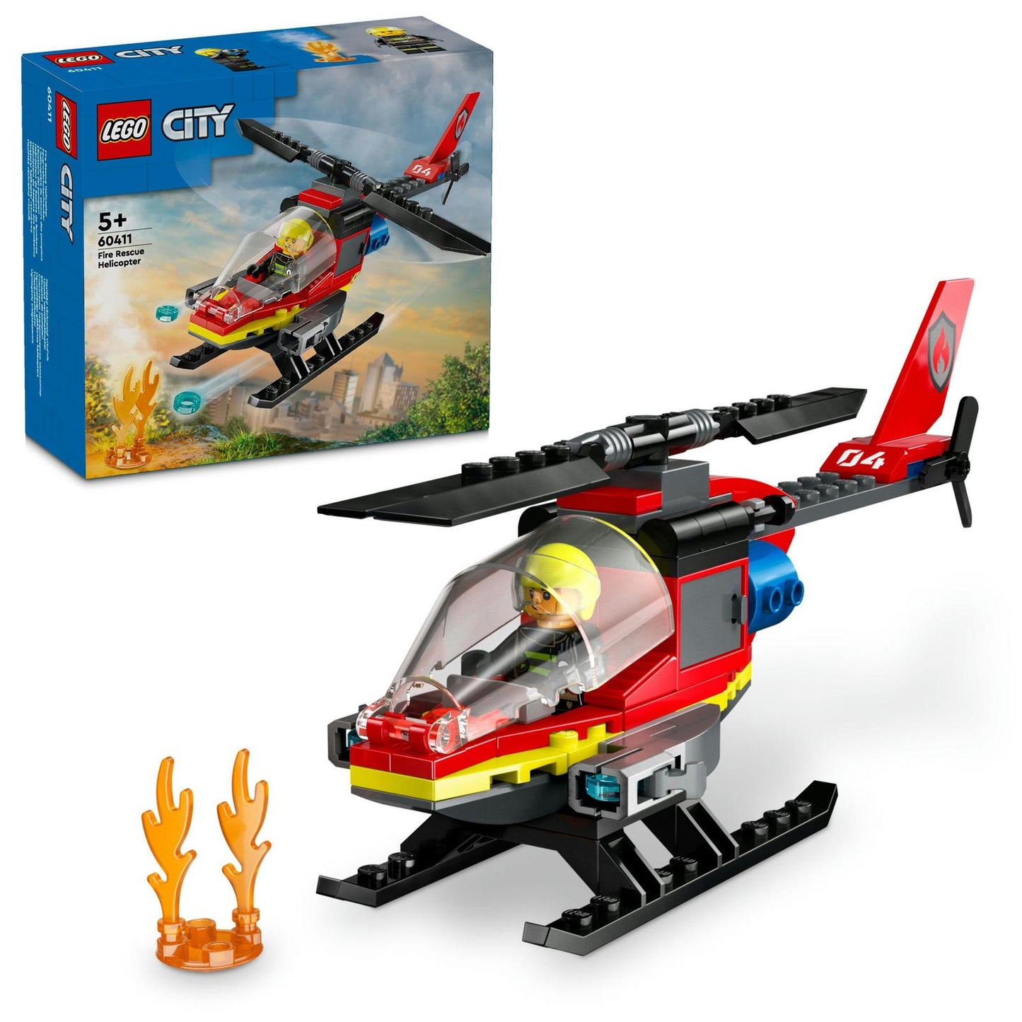 Lego - Fire Rescue Helicopter Playset