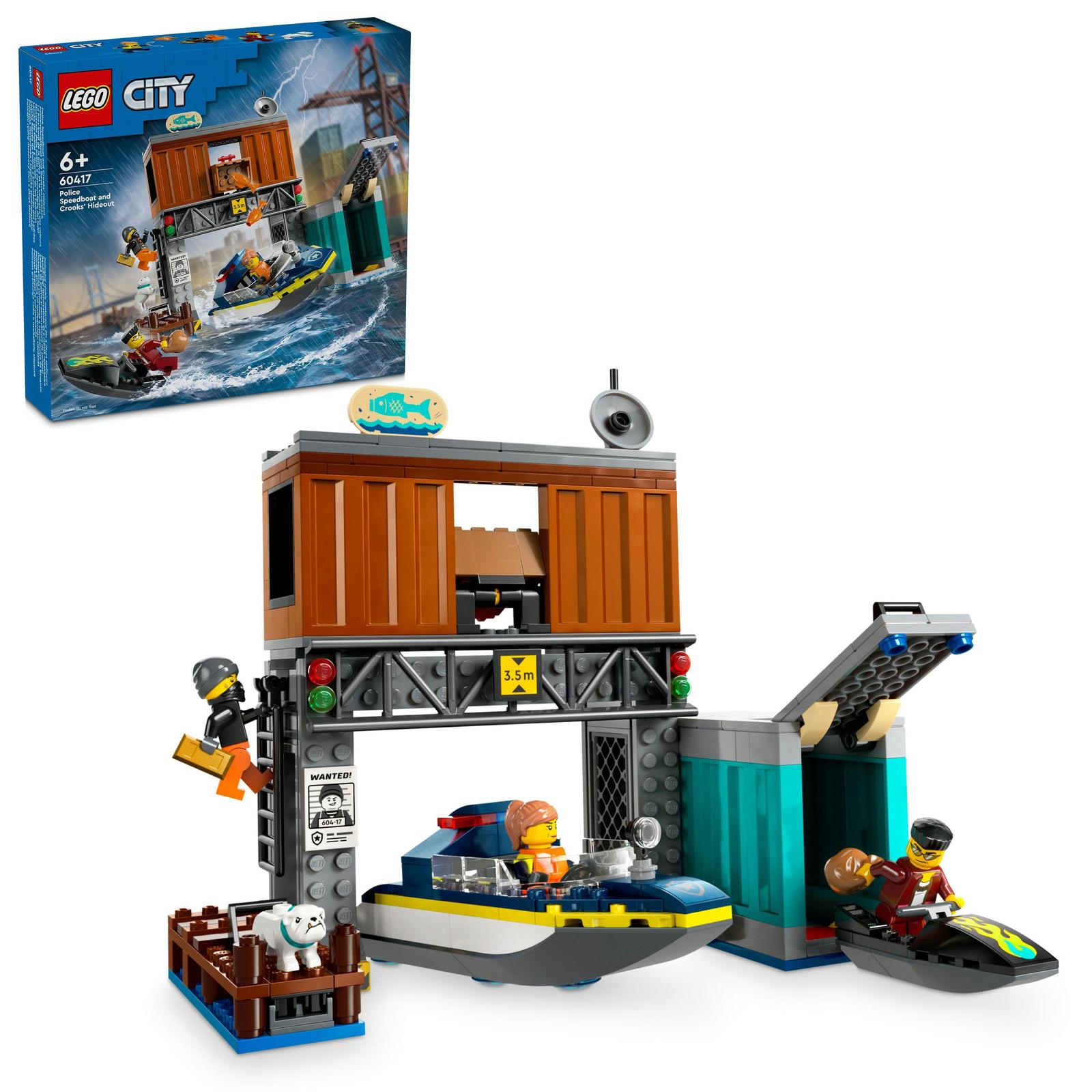 Lego - Police Speedboat and Crooks' Hideout Set