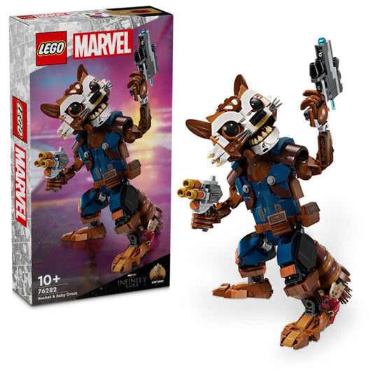 Lego - Rocket & Baby Groot Buildable Action Figure