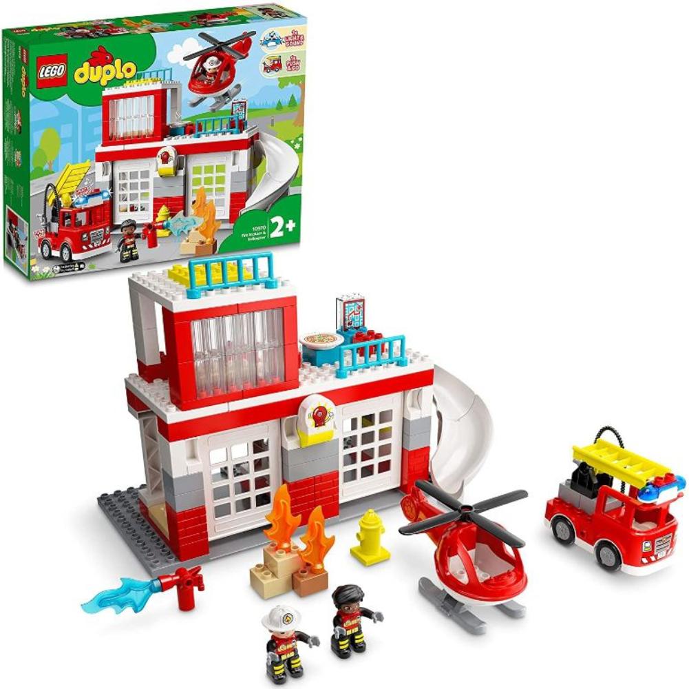 Lego - Fire Station & Helicopter