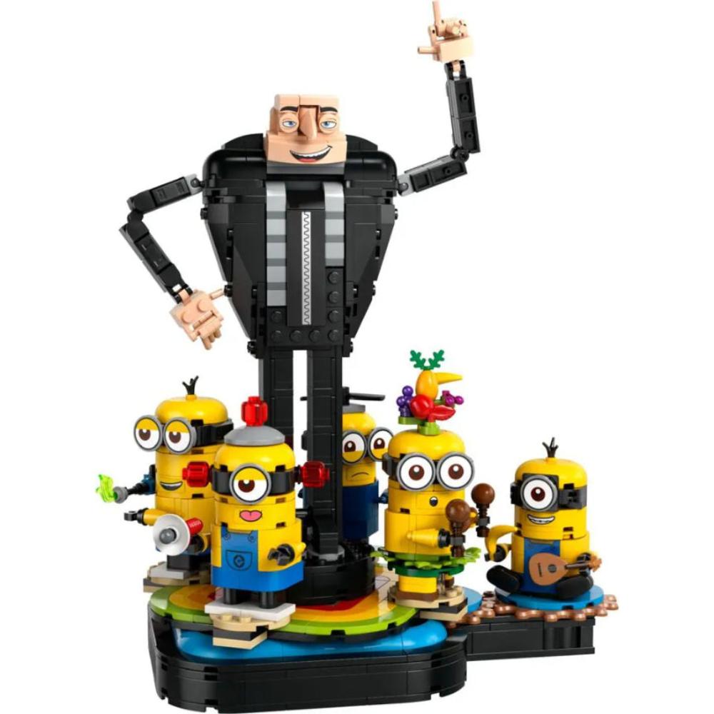 Lego - Brick-Built Gru and Minions Buildable Figure