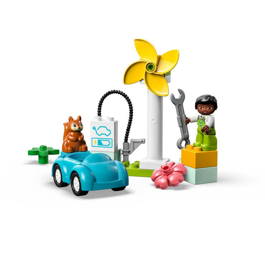 Lego - Town Wind Turbine and Electric Car