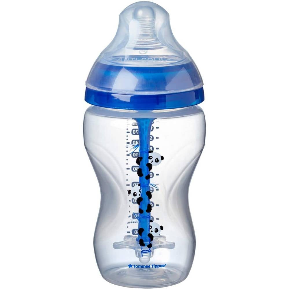 Tommee Tippee - Advanced Anti-Colic Feeding Bottle, 340ml x1 - Boy